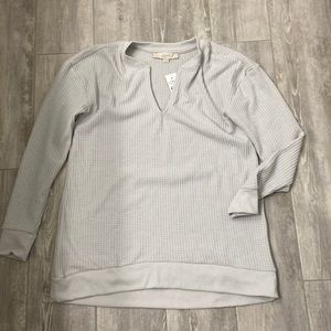 NWT! Loft SOFT waffle weave top/sweatshirt